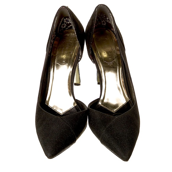 Ted Baker Cutout Accent D’Orsay Pumps - Size 9 US/40 Euro EUC - Picture 1 of 5